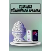 Yumurta Görünümlü Masa ve Gece Lambası Renk Değiştirebilen Projektör