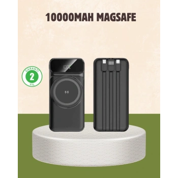 10000 mAh Kablosuz Powerbank – 15W Hızlı Şarj  Type-C Çoklu Çıkışlı