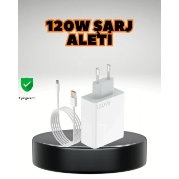 120 Watt Ultra Hızlı Şarj Seti Realme 7 8 9 Pro Uyumlu