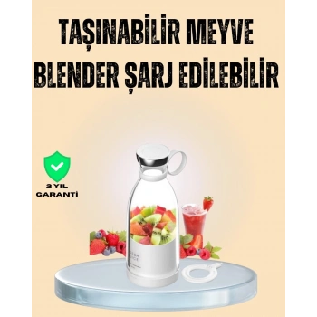 1200mAh Şarjlı Hafif ve Pratik Taşınabilir Blender