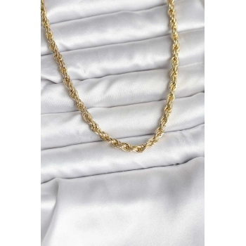 14K Gold Renk Kaplama Burgu Model CM Kadın Kolye 5886
