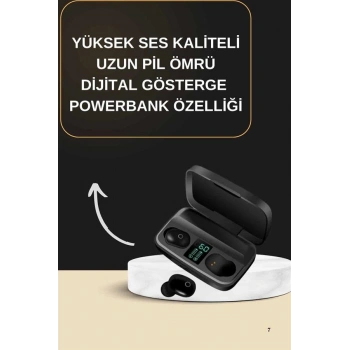 2025 Yeni Model Bluetooth Kulaklık Stereo TWS Kulaklık 5.0 Bluetooth Yüksek Ses Kaliteli