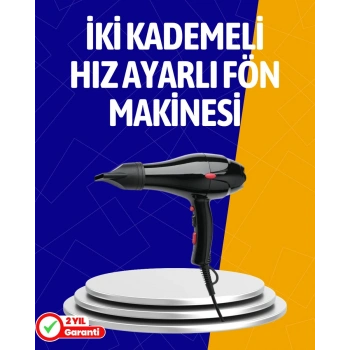 2200W Güçlü Motorlu Ergonomik Fön Makinesi