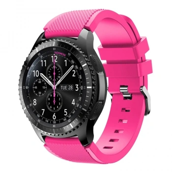 22MM Gear S3 Watch 4 -GT2 GT2E 46MM KayışKordon Silikon Kayış Kordon-(5775)