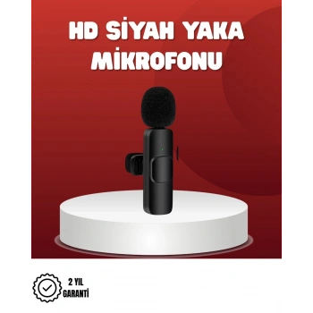 2’li Kablosuz Yaka Mikrofonu iPhone İçin Profesyonel Video Ses