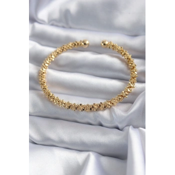 316L Çelik Gold Renk Kadın Bileklik 5886