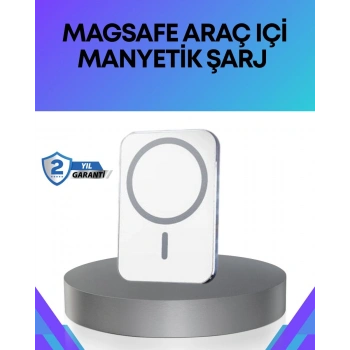 360° Döner Başlıklı MagSafe Araç Telefon Tutucu Hızlı Şarjlı