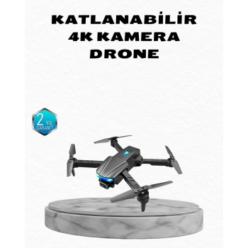 4K Kamera Özellikli Katlanabilir Drone Wi-Fi ve Yükseklik Sabitlemeli
