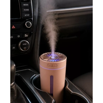 5 Esans Hediyeli RGB Işıklı Şarjlı Hava Nemlendirici Aroma Difüzörü