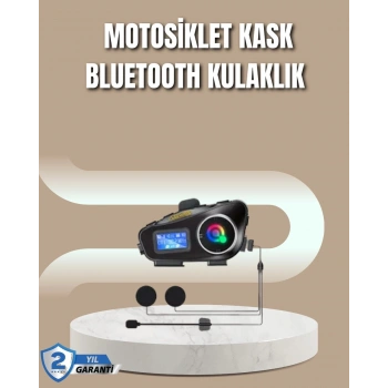 500 Metre İnterkom Mesafeli Kask Kulaklığı Gürültü Engelleyici