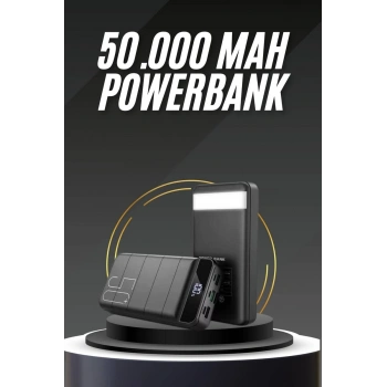 50.000 Mah Led Dijital Göstergeli USB Çıkışı Powerbank
