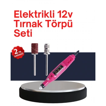 6 Uçlu Elektrikli Manikür Pedikür Seti