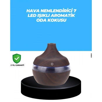 7 Renk Dinlendirici LED Işıklı Aroma Buhar Makinesi