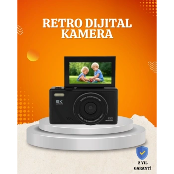 75MP 5K Video Destekli Dijital Kamera 18x Zoom Çok Eksenli Stabilizasyon