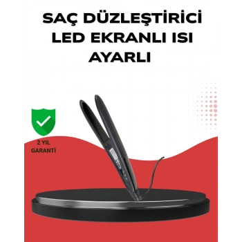 A Kalite Orijinal 2025 Isı Ayarlı Titanyum Seramik Plakalı Profesyonel Saç Düzleştirici