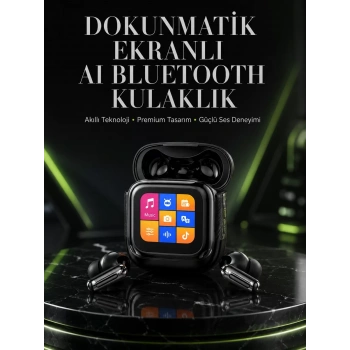 Akıllı Dokunmatik Kontrol AI Özellikli Bluetooth Kulaklık