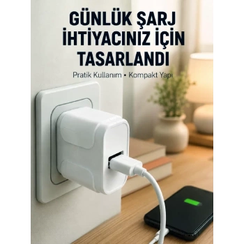 Akıllı Güvenlik Korumalı USB Şarj Başlığı 12W Güç Çıkışı