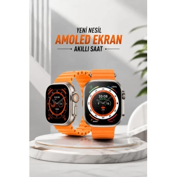 Akıllı Saat Android ve İOS Uyumlu 49 MM NFC Özelliği GPS Takibi