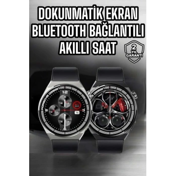 Akıllı Saat Dokunmatik Ekran Sesli Görüşme ve Bildirim Görme Sağlık Takibi