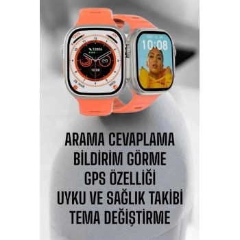 Akıllı Saat GPS Sağlık Ve Uyku Takibi Arama Cevaplayan Bluetooth Bağlantılı
