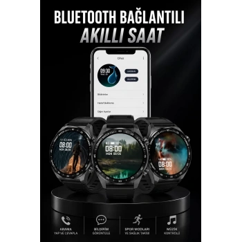 Akıllı Saat GPS VE NFC Özelliği Sesli Görüşme Dokunmstik Ekran