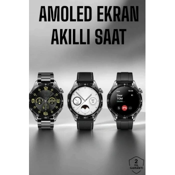 Akıllı Saat Metal Kordonlu GPS ve NFC Uyumlu Arama Cevaplayan