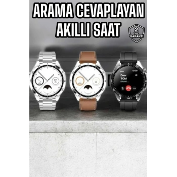 Akıllı Saat Titreşimli Amoled Ekran Uyku ve Sağlık Takibi Sesli Görüşme