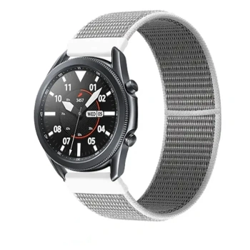 ALLY 20MM Huawei Watch Galaxy Watch Classic Kayış Kordon Nylon Loop-(5775)