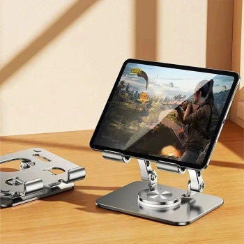 Ally H07 Katalanabilir Alüminyum Tablet ve Telefon Tutucu Standı-(5775)