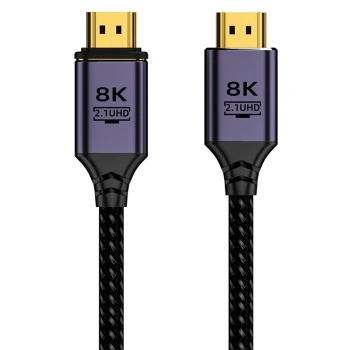 ALLY HDMI to HDMI 8K HD 2.1UHD Mıknatıs Başlıklı Kablo 2 Metre-(5775)