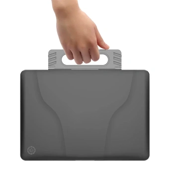 Ally Huawei MateBook D14 Ultrabook Portatif Alt Üst Kılıf Çanta-(5775)