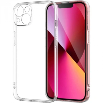 ALLY iPhone 14 Plus 6.7inç Crystal Clear Kamera Korumalı Sert PC Kılıf-(5775)