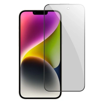 Ally iPhone 14 Privacy Hayalet Full Koruma Tempered Cam Ekran Koruyucu-(5775)