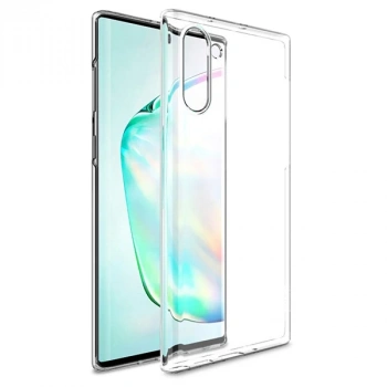 Ally Samsung Galaxy Note 10 Ultra Slim Fit Şeffaf Silikon Kılıf-(5775)