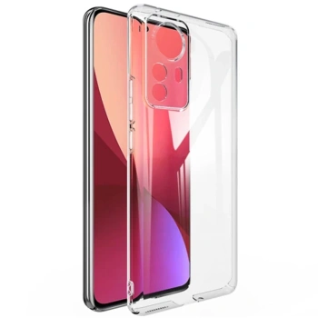 Ally Xiaomi 12 Pro Kılıf Kamera Korumalı Ultra İnce Şeffaf Silikon Kılıf-(5775)