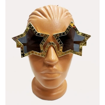 Altın Yıldız Metalize Parti Gözlüğü