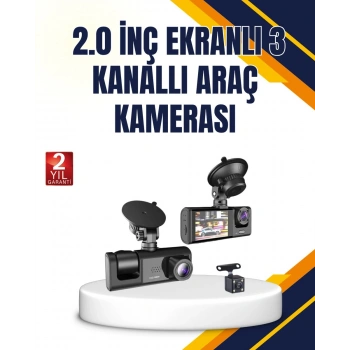 Araç İçi Kamera Seti | 170° Geniş Açı Hareket Algılama ve Park Koruma