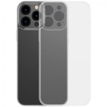 Baseus Frosted Glass iPhone 13 Pro Max 6.7inch Shockproof Koruyucu Kılıf-(5775)