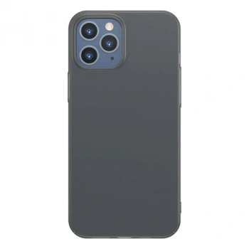 Baseus İPhone 12 Pro Max 6.7 Comfort İnce Şeffaf Kılıf Matte PP Kılıf-(5775)