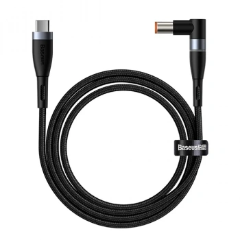 Baseus Zinc Manyetik Type-C to DC Round (79x55mm) Lenovo Laptop Şarj Kablosu 100W 2m-(5775)