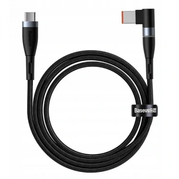 Baseus Zinc Manyetik Type-C to DC Square Portu Lenovo Laptop Şarj Kablosu 100W 2m-(5775)