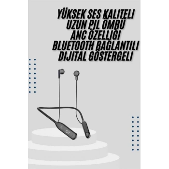 Bluetooth Kulaklık Kablolu Android ve İOS Uyumlu ANC Özellikli