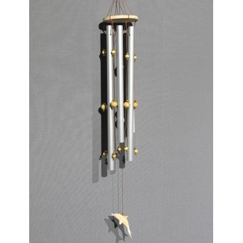 Boncuklu Metal Rüzgar Çanı Model 1