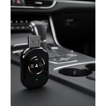 CarPlay Destekli Araçlar İçin Kablosuz Android Auto Dönüştürücü