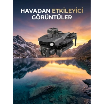 Çift Kameralı GPS Drone Geniş Açılı Havadan Görüntüleme Sistemi