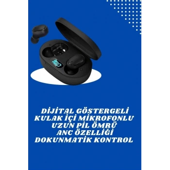 Çift Kulaklık Kampanyası Dokunmatik Kontrol Kulak İçi Yüksek Ses Kaliteli Mikrofonlu