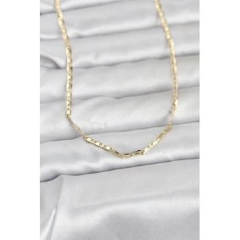 CM 14K Gold Renk Gemici Zincir Model 60 cm Kadın Kolye 5886