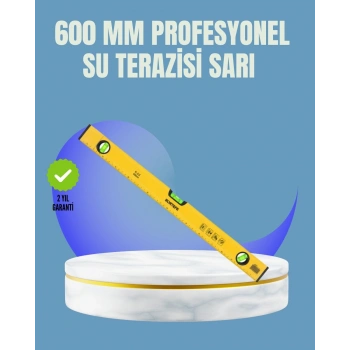 Dayanıklı Plastik Gövdeli 600 mm Su Terazisi
