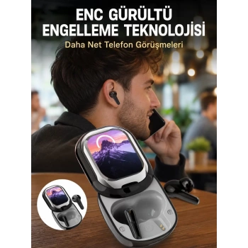 Dokunmatik Kontrollü Bluetooth Kulaklık – Pods Fine Uyumlu
