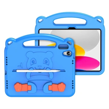 Dux Ducis iPad 10.2 2022 Kılıf Panda Serisi Çocuk Shockproof Standlı Kılıf-(5775)